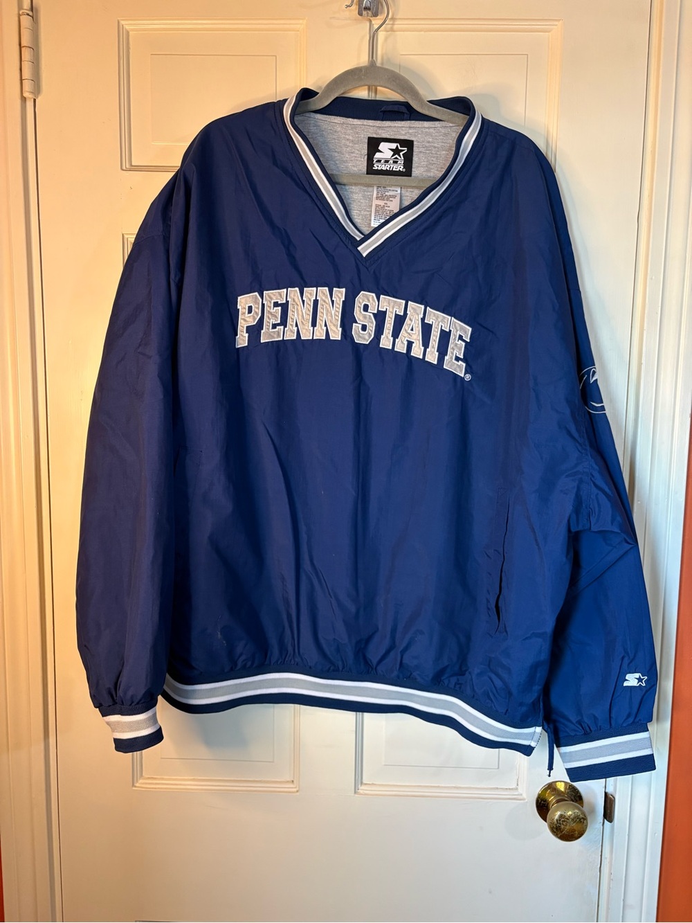 Vintage Penn State Nittany Lions Starter Windbreaker Jacket 2XL 90s Pullover
